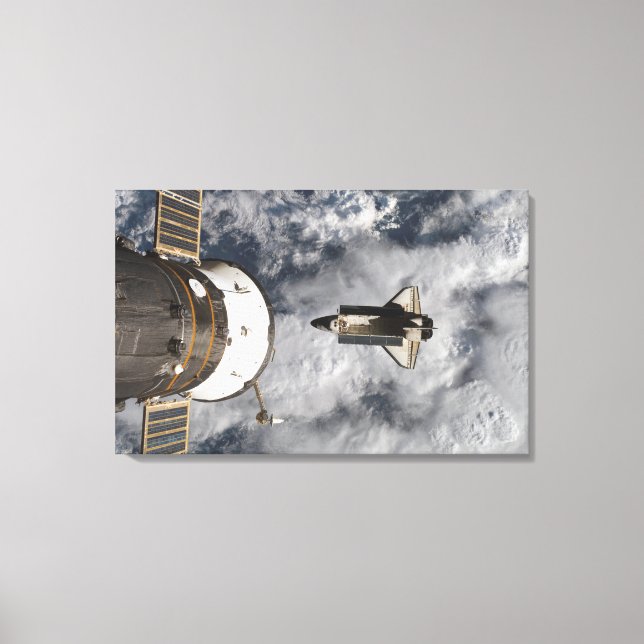 Space Shuttle Atlantis 2 Canvas Print (Front)