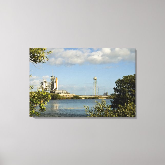 Space Shuttle Atlantis and Endeavour Canvas Print (Front)