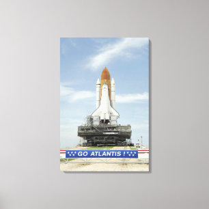 Space shuttle Atlantis Canvas Print