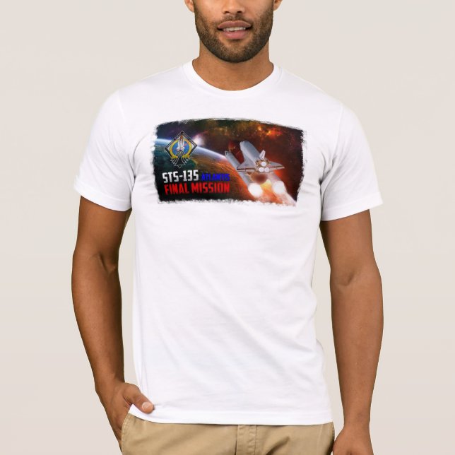 Space Shuttle Atlantis Final Mission Shirt (Front)
