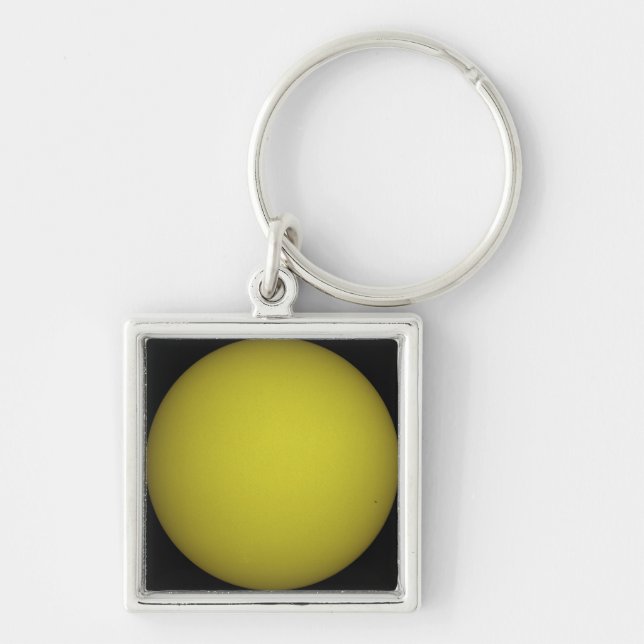 Space Shuttle Atlantis is seen in silhouette Key Ring (Front)
