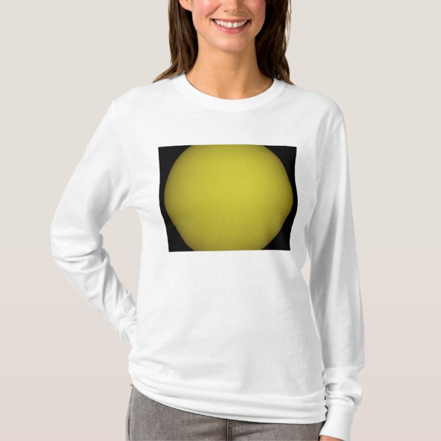 Space Shuttle Atlantis is seen in silhouette T-Shirt (Front)