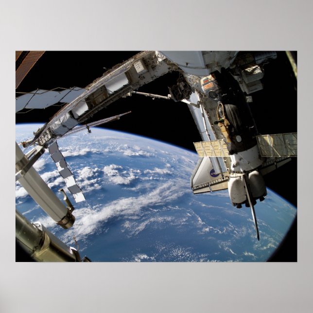 Space Shuttle Atlantis & ISS (STS-115) Poster (Front)