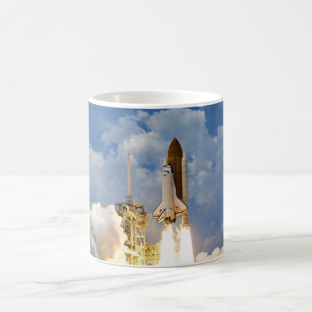 Space Shuttle Atlantis launch Coffee Mug (Center)