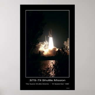 Space Shuttle Atlantis Lift-off – ... Poster