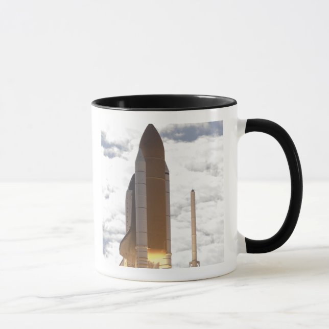 Space Shuttle Atlantis lifts off 16 Mug (Right)