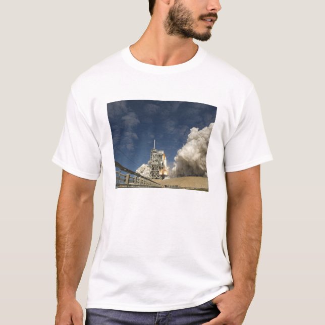 Space Shuttle Atlantis lifts off 20 T-Shirt (Front)