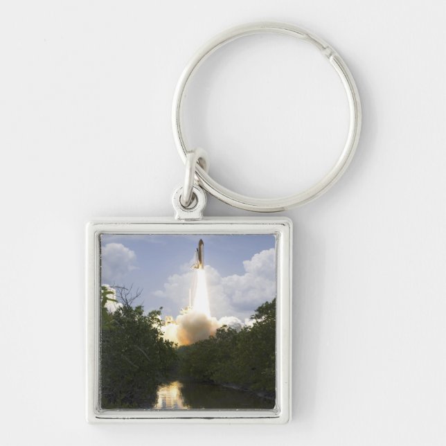 Space Shuttle Atlantis lifts off 26 Key Ring (Front)