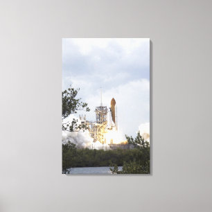 Space Shuttle Atlantis lifts off 3 Canvas Print