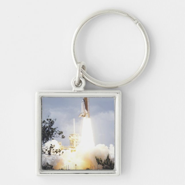 Space Shuttle Atlantis lifts off 4 Key Ring (Front)