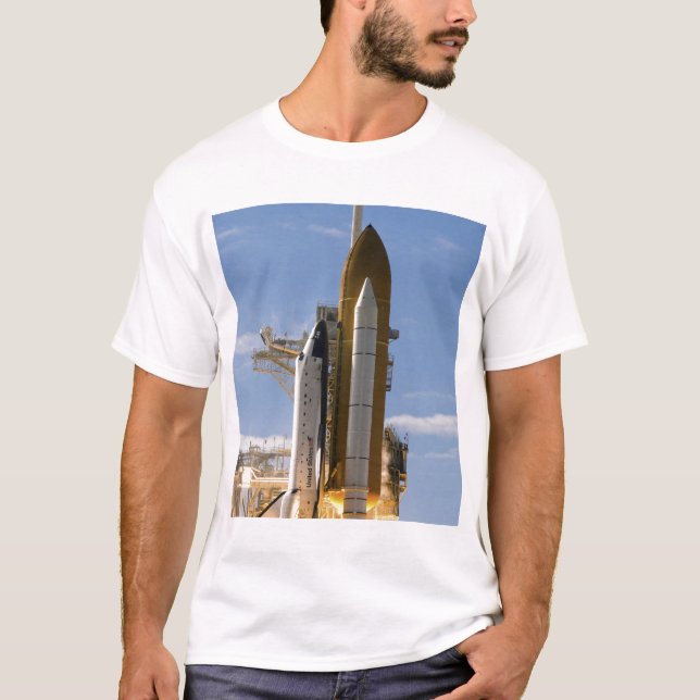Space Shuttle Atlantis lifts off 5 T-Shirt (Front)