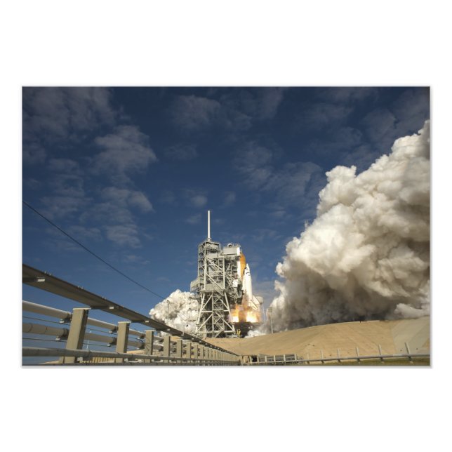 Space Shuttle Atlantis lifts off 6 Photo Print (Front)
