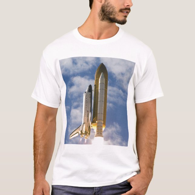 Space Shuttle Atlantis lifts off 6 T-Shirt (Front)