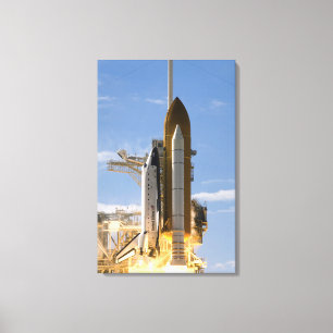 Space Shuttle Atlantis lifts off 8 Canvas Print