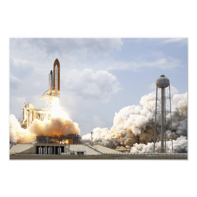 Space Shuttle Atlantis lifts off 9 Photo Print (Front)