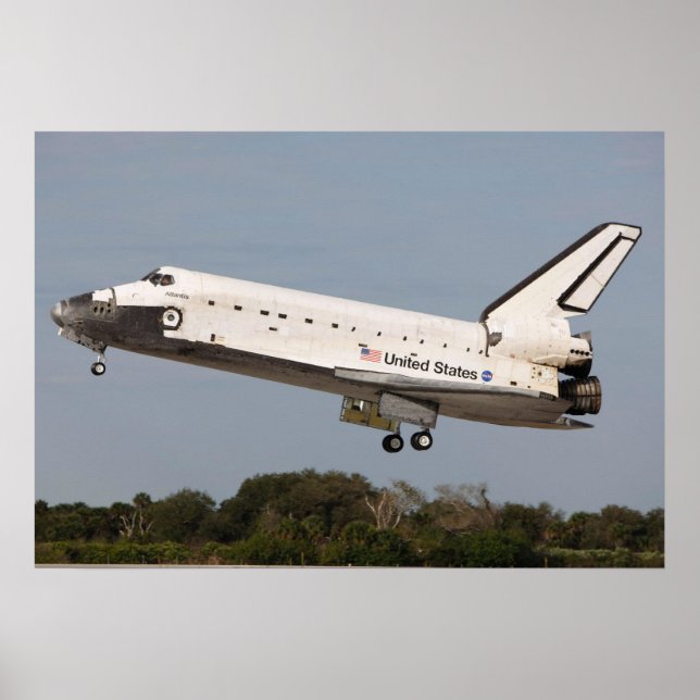 Space Shuttle Atlantis Poster (Front)