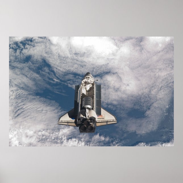 Space Shuttle Atlantis Poster (Front)