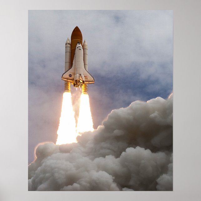 Space Shuttle Atlantis Poster (Front)