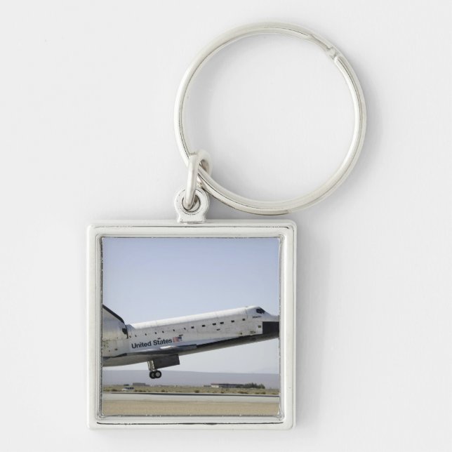 Space Shuttle Atlantis prepares for landing 2 Key Ring (Front)