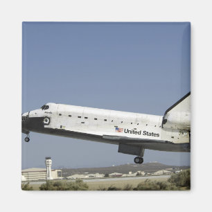 Space Shuttle Atlantis prepares for landing Magnet
