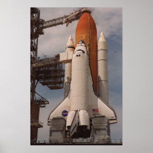 Space Shuttle Atlantis Ready for Launch (STS-106) Poster