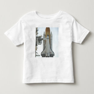 Space shuttle Atlantis sits on the launch pad Toddler T-Shirt