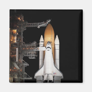 Space shuttle Atlantis sits ready Magnet
