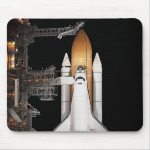 Space shuttle Atlantis sits ready Mouse Mat