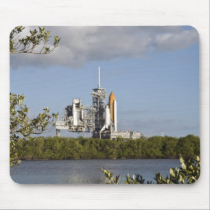 Space Shuttle Atlantis sits ready Mouse Mat