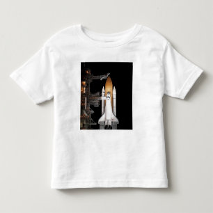 Space shuttle Atlantis sits ready Toddler T-Shirt