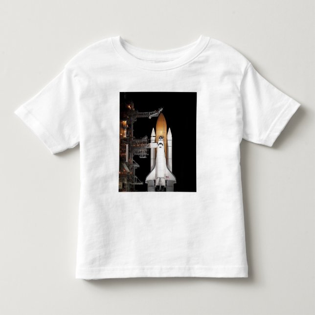 Space shuttle Atlantis sits ready Toddler T-Shirt (Front)