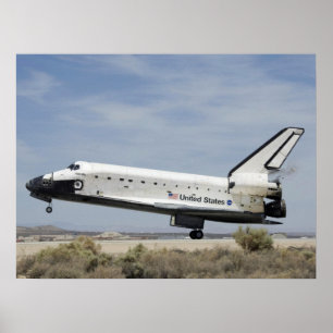 Space Shuttle Atlantis (STS-117) Poster