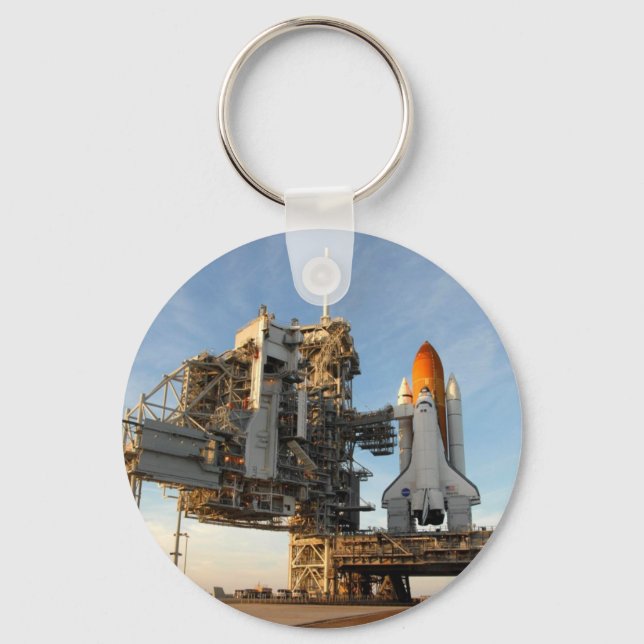 Space Shuttle Atlantis (STS-122) - launch pad Key Ring (Front)