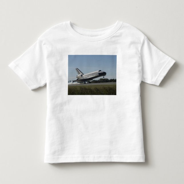Space shuttle Atlantis touches down 2 Toddler T-Shirt (Front)
