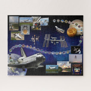 Space Shuttle Atlantis Tribute  Jigsaw Puzzle