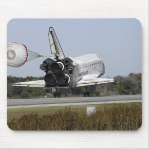 Space shuttle Atlantis unfurls its drag chute 2 Mouse Mat