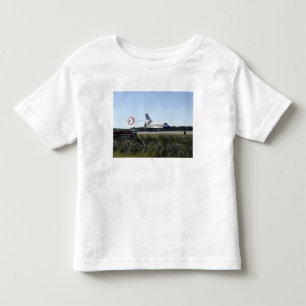 Space shuttle Atlantis unfurls its drag chute Toddler T-Shirt