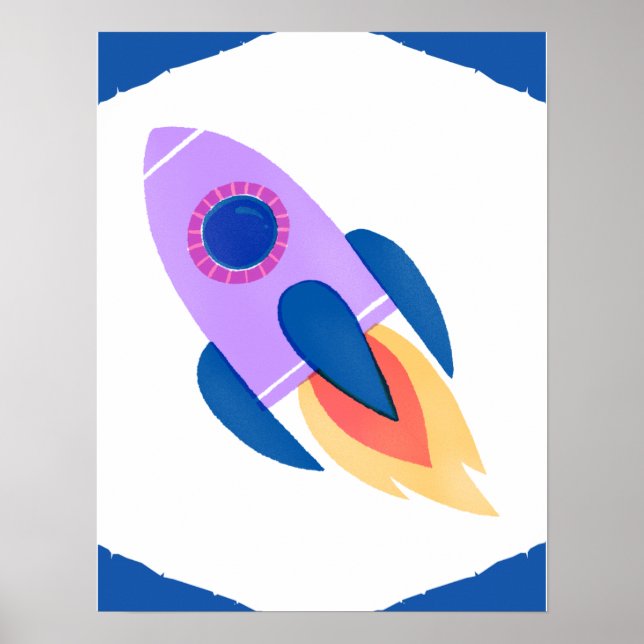 Space Shuttle Blast Off Poster (Front)