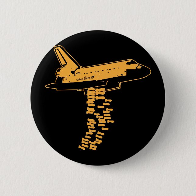 Space Shuttle Bomber Button (Front)