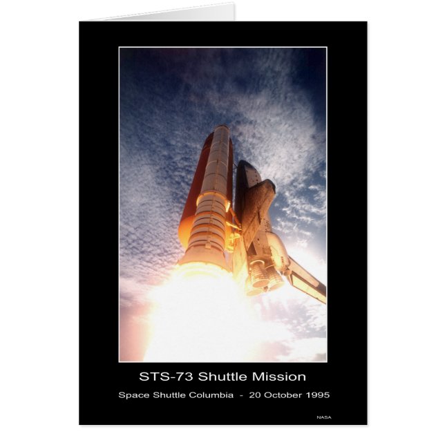 Space Shuttle Columbia Lift-off – STS-73 Shuttle M (Front)