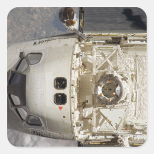 Space Shuttle Discovery 12 Square Sticker