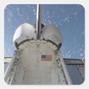 Space Shuttle Discovery 13 Square Sticker
