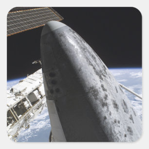 Space Shuttle Discovery 14 Square Sticker