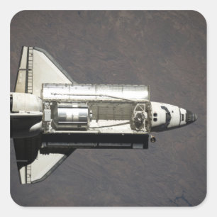Space Shuttle Discovery 2 Square Sticker