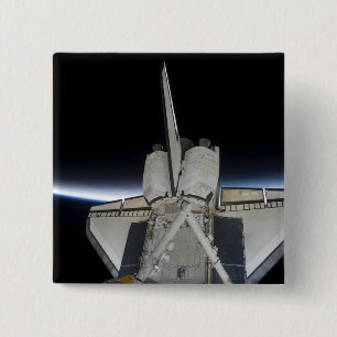 Space Shuttle Discovery 6 15 Cm Square Badge