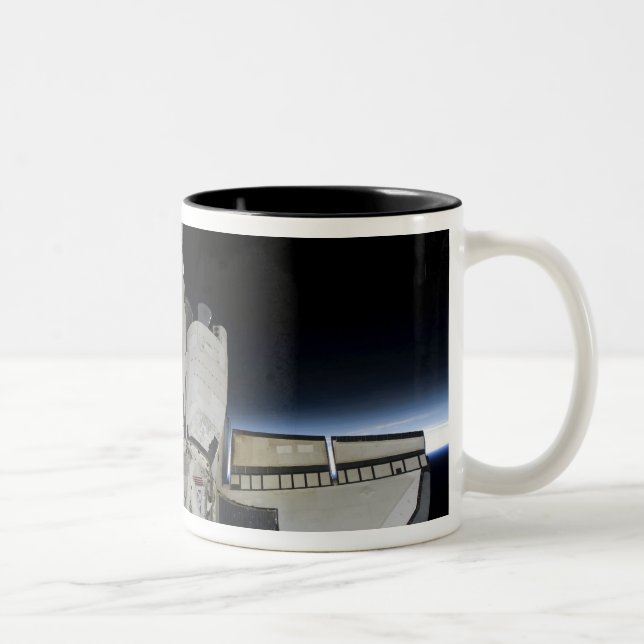 Space Shuttle Discovery 6 Two-Tone Coffee Mug (Right)