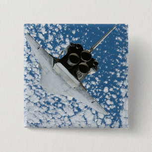 Space Shuttle Discovery 8 15 Cm Square Badge