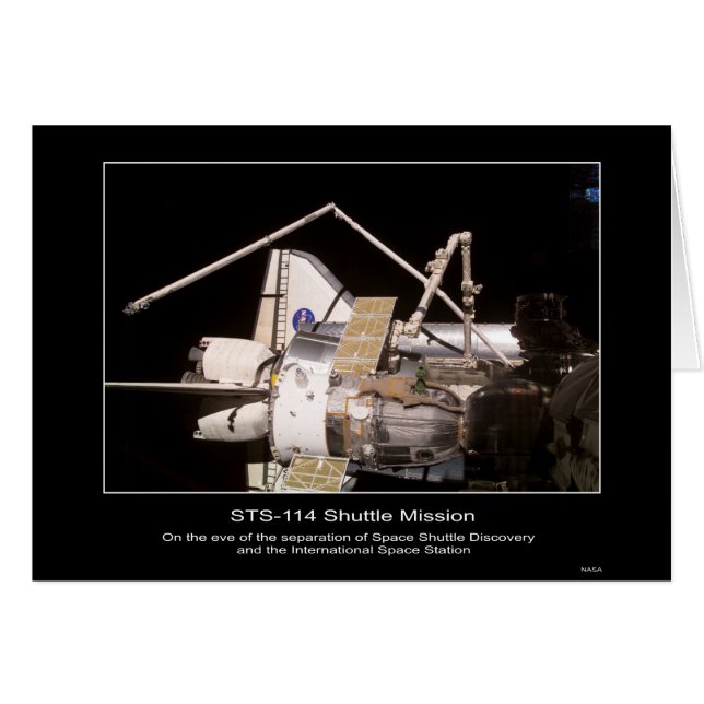 Space Shuttle Discovery and the International Spac (Front Horizontal)