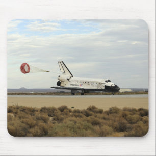 Space Shuttle Discovery deploys its drag chute Mouse Mat