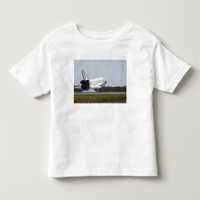 Space Shuttle Discovery touches down 2 Toddler T-Shirt (Front)